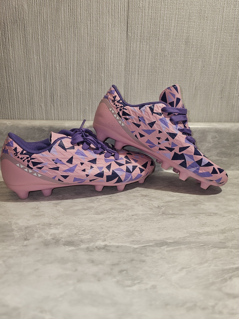 Dream Pairs Pink and Purple Kids Athletic Shoes - S44 - Picture 2 of 9